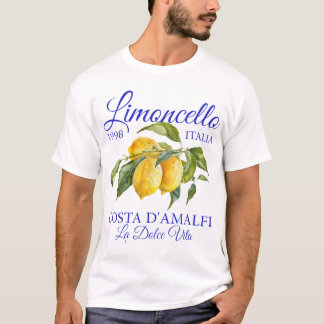 Limoncello La Dolce Vita Italien Amalfi Küste Lemo T-Shirt