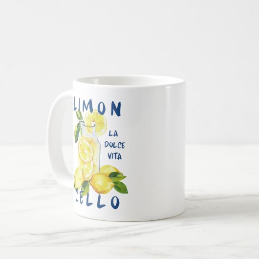 Limoncello La Dolce Vita  Kaffeetasse (Vorderseite Links)