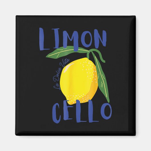 Limoncello La Dolce Vita Lemon Magnet (Vorne)