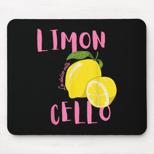 Limoncello La Dolce Vita Mousepad (Vorne)