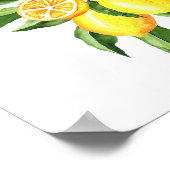 Limoncello La Dolce Vita Poster (Ecke)
