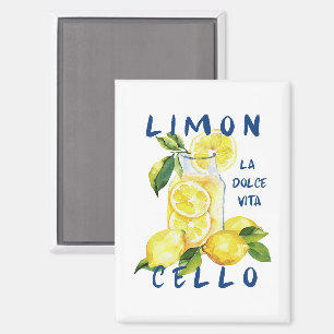 Limoncello La Dolce Vita Souvenir Italienliebhaber Magnet