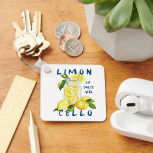 Limoncello La Dolce Vita Souvenir Italienliebhaber Schlüsselanhänger