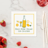 Limoncello Lemonade Lemon CUSTOM Brautparty Serviette (Beispiel)