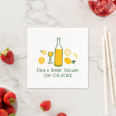Limoncello Lemonade Lemon CUSTOM Brautparty Serviette (Beispiel)