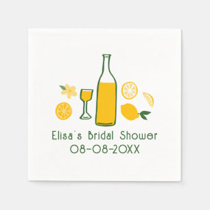 Limoncello Lemonade Lemon CUSTOM Brautparty Serviette