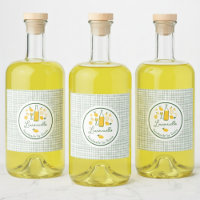 Limoncello Lemonade Lemon Gingham Handmade CUSTOM