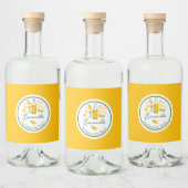 Limoncello Lemonade Lemon Kunsthandwerk CUSTOM Alkoholflaschenetikett (Flaschen)