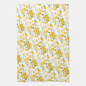 Limoncello Lemonade Lemons Niedlich Sketch Zeichne Geschirrtuch (Vertikal)