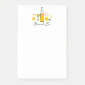 Limoncello Lemons CUSTOM Name Cute Post-it Klebezettel (Vorderseite)