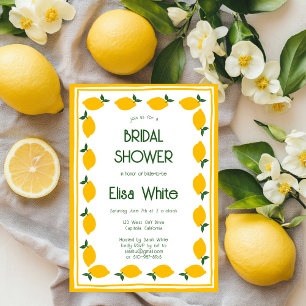 Limoncello Lemons CUSTOM Niedliches Brautparty Einladung