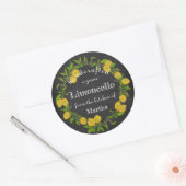 Limoncello-Limoncello Runder Aufkleber (Umschlag)