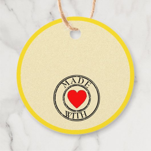 Limoncello Modern für eine Flasche Geschenkanhänger (Rückseite)