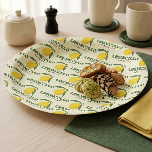 Limoncello Pappteller