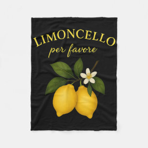 Limoncello Per Favore Italienische Shirts Für Frau Fleecedecke