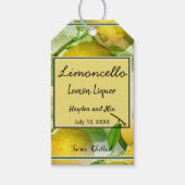Limoncello Personalisiert Geschenkanhänger (Vorderseite)