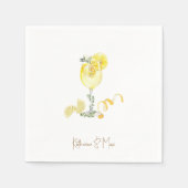 Limoncello Personalisiert Serviette (Vorderseite)