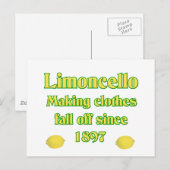 Limoncello Postkarte (Vorne/Hinten)