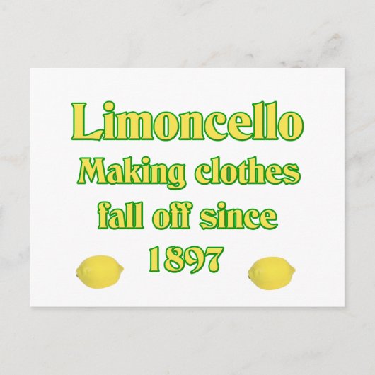 Limoncello Postkarte (Vorderseite)