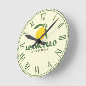 Limoncello Runde Wanduhr (Winkel)
