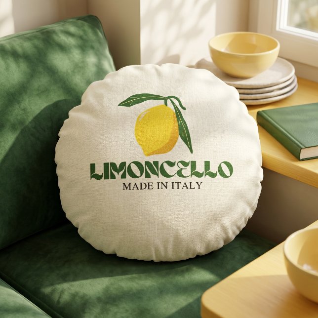 Limoncello Rundes Kissen (Von Creator hochgeladen)