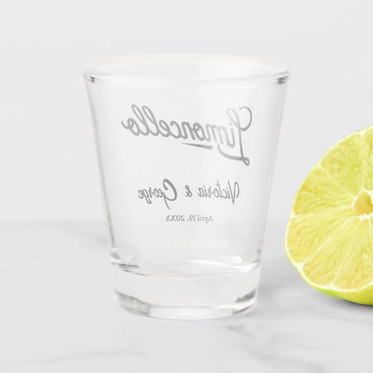 Limoncello Schnapsglas (Rückseite)