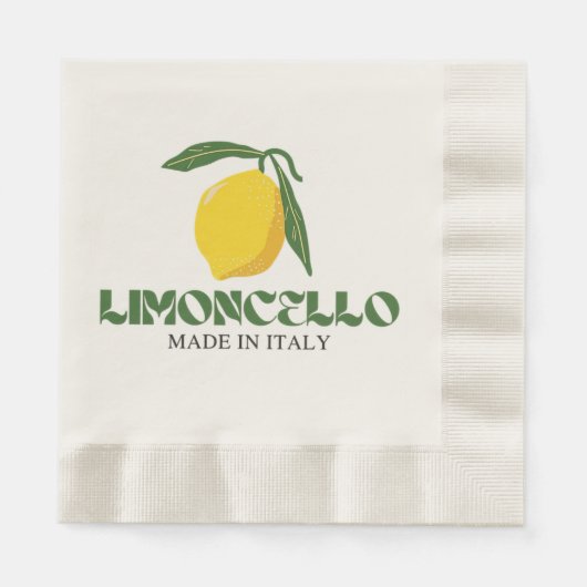 Limoncello Serviette (Vorderseite)