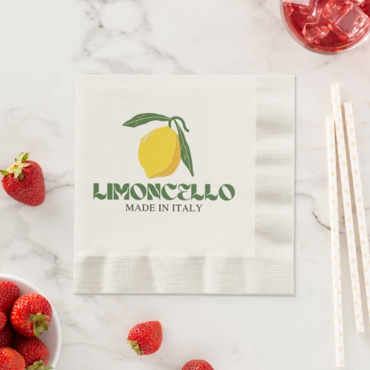 Limoncello Serviette (Beispiel)