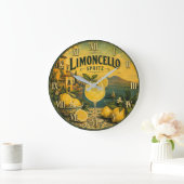 Limoncello Spritz Große Wanduhr (Zuhause)