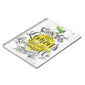 Limoncello Spritz Notizbuch Notizblock (Linke Seite)