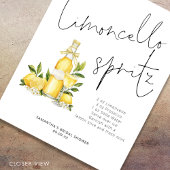 Limoncello Spritz Recipe Lemon Brautparty Poster