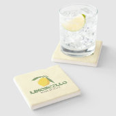 Limoncello Steinuntersetzer (Seitenansicht)