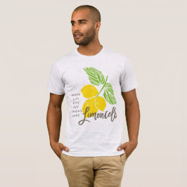 Limoncello T-Shirt, wenn das Leben Ihnen Zitronen T-Shirt