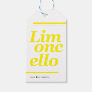 Limoncello Vielen Dank für Ihre Hochzeitszettel Geschenkanhänger