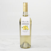 Limoncello Wedding Kraft Flaschenanhänger (Auf Flasche)