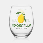 Limoncello Weinglas Ohne Stiel (Vorderseite)