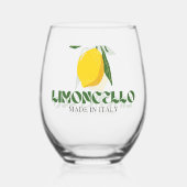 Limoncello Weinglas Ohne Stiel (Rückseite)