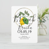 Limoncillo Limon Lemon Einladung (Stehend Vorderseite)