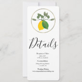 Limoncillo Limon Lemon Einladung (Vorderseite)