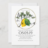 Limoncillo Limon Lemon Wedding Einladung (Vorderseite)