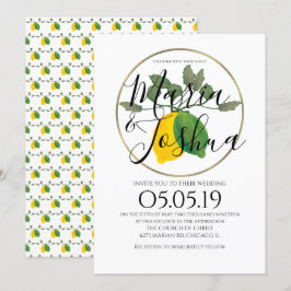 Limoncillo Limon Lemon Wedding Einladung