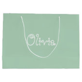 Limone Babydusche Große Geschenktüte (Rückseite)