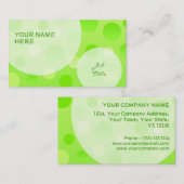 Limone Blasen bei Visitenkartenvorlagen Visitenkarte (Vorne/Hinten)