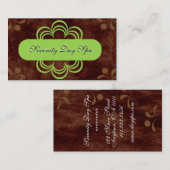 Limone Blume Visitenkarte (Vorne/Hinten)