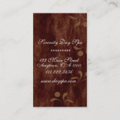 Limone Blume Visitenkarte (Rückseite)