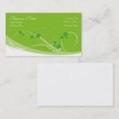 Limone Blume Visitenkarten Visitenkarte (Vorne/Hinten)