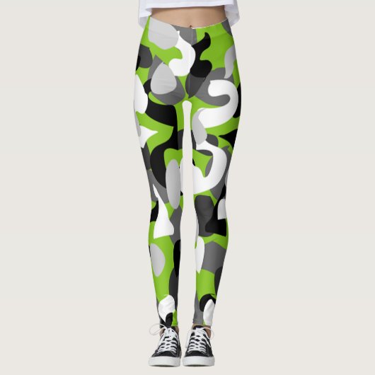 LIMONE CAMOUFLAGE LEGGINGS (Vorderseite)