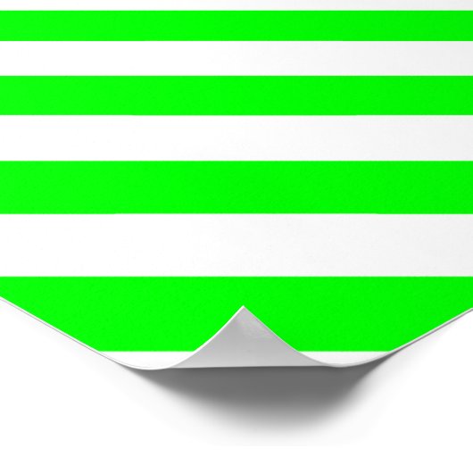 Limone Diagonalstreifen Poster (Ecke)