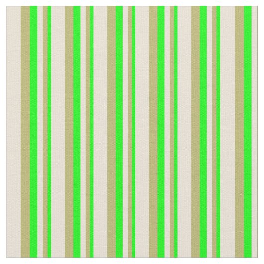 Limone, dunkle Khaki- und Bisque-Linke-Muster Stoff (Nahaufnahme)