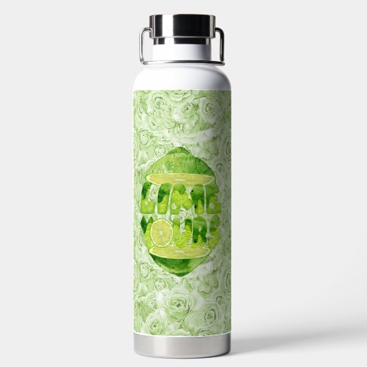 Limone Durchstechflasche Wasser Flasche 32 oz (Rückseite)